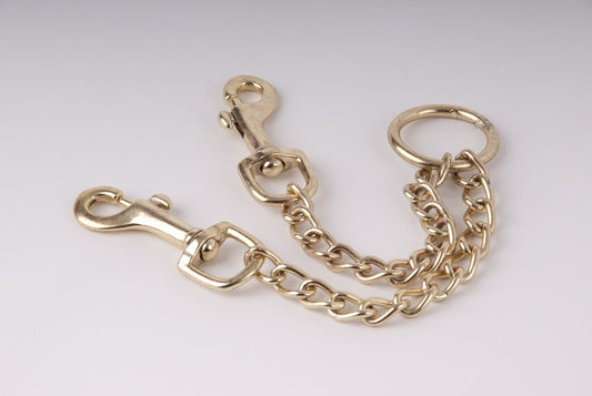 Rhinegold Small Brass Newmarket Coupling Chain