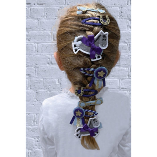 Equetech Gymkhana Luxury Hair Clips – Set of 4