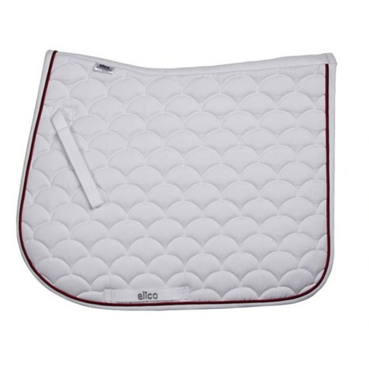 Elico Highbury Saddlecloth - White